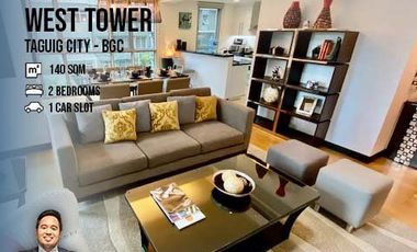 Beautiful and Elegant Two Bedroom condo unit for Sale in One Serendra West Tower at Taguig City