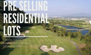 LOT FOR SALE IN LAGUNA WITH GOLF COURSE