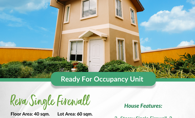 REVA READY FOR OCCUPANCY UNIT WITH 2BR FOR SALE IN DUMAGUETE CITY