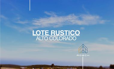 Lote Rustico, Alto Colorado, Pichilemu