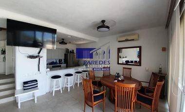 V410 Villa en Venta 2 recámaras amplia terraza y jacuzzi  Porto Ixtapa