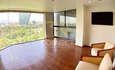 Departamento en Renta en Polanco 3R/3B/2E -Balcón - Family Room - 520m2