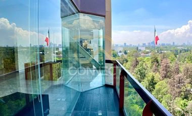 Departamento en Renta en Polanco 3R/3B/2E -Balcón - Family Room - 520m2