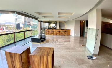 Departamento en Renta en Polanco 3R/3B/2E -Balcón - Family Room - 520m2