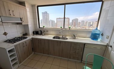 Arriendo departamento amoblado 3 dormitorios Parque Brasil, Antofagasta, Incluye GC