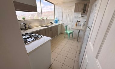 Arriendo departamento amoblado 3 dormitorios Parque Brasil, Antofagasta, Incluye GC