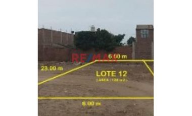 Se Vende Terreno De 138 M2 Urb. Santa María Del Rosal Lote 12