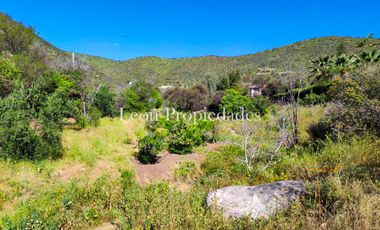 León Propiedades vende o permuta Hermosa parcela con Gran casa en Sector Los Maquis, Curacaví.