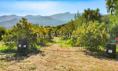 León Propiedades vende o permuta Hermosa parcela con Gran casa en Sector Los Maquis, Curacaví.