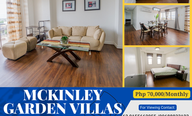 FOR RENT/SALE: 2 Bedroom Fully Furnished Unit in MCKINLEY GARDEN VILLAS