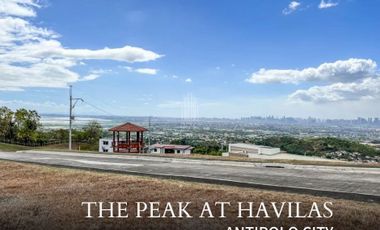 Residential Lot for Sale in The Peak at Havila, Antipolo City