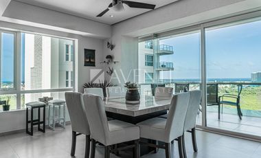 Departamento amueblado en Renta, Cancún Towers Condos, Cancún Quintana Roo.