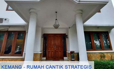 Rumah CANTIK Lokasi Strategis Di Kemang Dalam Jakarta Selatan