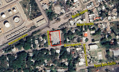 SE VENDE TERRENO CON CONSTRUCCIONES TIPO INDUSTRIAL