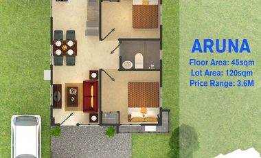 2-Bedroom House and Lot in Amoa Subdivision, Compostela, Cebu City