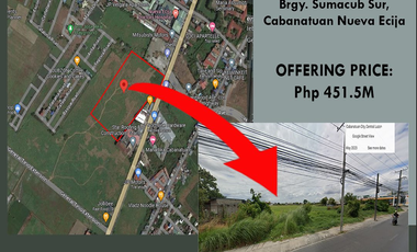 FOR SALE: PRIME PROPERTY – CABANATUAN, NUEVA ECIJAAlong Maharlika Highway