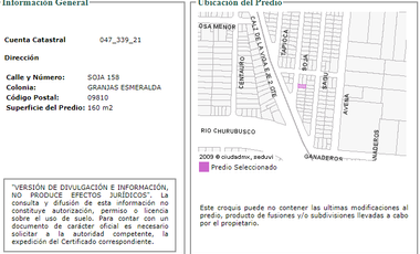 casa en venta en colonia granjas esmeralda en iztapalapa