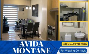 A brand new 1  bedroom , fully furnished unit FOR RENT in AVIDA MONTANE