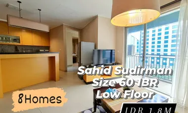 Sahid Sudirman Residence 1BR Low Floor Unit Bagus