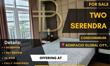 Fully Furnished 1Br Unit For Sale At Two Serendra Bonifacio Global City