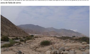 REMATO CONSECION MINERA NO METALICA EN CHILCA . LEGALMENTE EN REGLA
