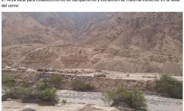 REMATO CONSECION MINERA NO METALICA EN CHILCA . LEGALMENTE EN REGLA