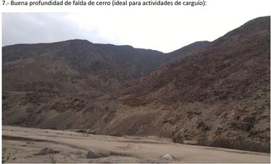 REMATO CONSECION MINERA NO METALICA EN CHILCA . LEGALMENTE EN REGLA
