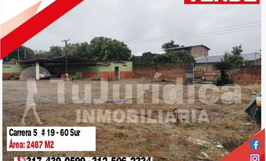 SE VENDE LOTE ZONA INDUSTRIAL SUR NEIVA