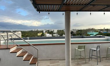 Estudios con vista al mar desde el rooftop, a escasos pasos de la Quinta