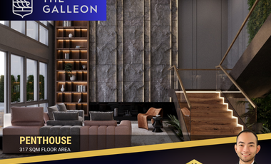 Penthouse at 317 SQM The Galleon Residences Penthouse with 5 Parking Inclusive in ADB Ave. Ortigas Center, Pasig City, For Sale at Pre selling