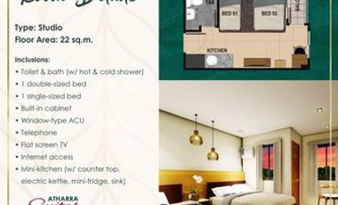 Atharra Suites- For Assume Unit in Dao, Dauis, Panglao | BOHOLANA REALTY