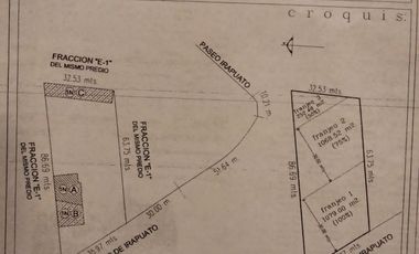 TERRENO EN VENTA CON 2,400 M2 DE SUPERFICIE, EXCELENTE UBICACIÓN EN IRAPUATO GTO.
