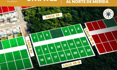 ¡Adquiere un lote Residencial en Real Montejo al Norte de Mérida Membresía gratis