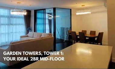 Garden Towers, Tower 1: Your Ideal 2BR Mid-Floor Haven!