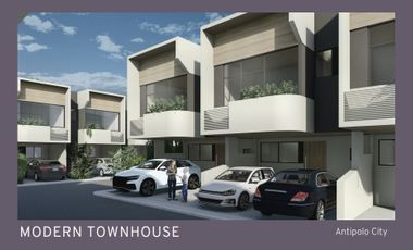 2 Storey Modern Townhouse For Sale in Antipolo, Rizal w/ 3 Bedrooms near St. Anthony Medical Center