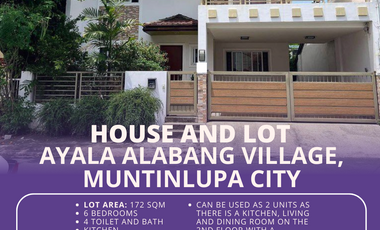 House and Lot Ayala Alabang Village, Muntinlupa City - For SALE