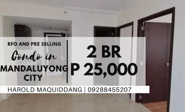 READY FOR OCCUPANCY CONDO IN MANDALUYONG 2 Bedrooms 25k per / mo