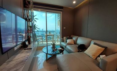 Luxury condo for sale Supalai Riva Grand Rama 3 (Supalai Riva Grande) on the Chao Phraya River and Bang Krachao *Ready to move in, 28th floor, water c