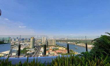 Luxury condo for sale Supalai Riva Grand Rama 3 (Supalai Riva Grande) on the Chao Phraya River and Bang Krachao *Ready to move in, 28th floor, water c