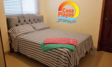 Vendo villa amoblada en Playas, ciudadela cerrada con salida al mar, piscina y seguridad