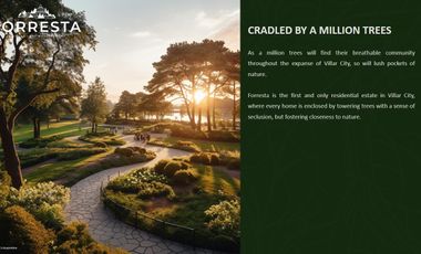 FORRESTA LOT FOR SALE IN VILLAR CITY  ALABANG MCX