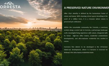 FORRESTA LOT FOR SALE IN VILLAR CITY  ALABANG MCX