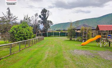 🏠León Propiedades vende parcela con casa en sector Miraflores, Curacavi🏠