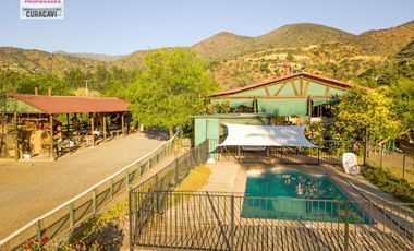 🏠León Propiedades vende parcela con casa en sector Miraflores, Curacavi🏠