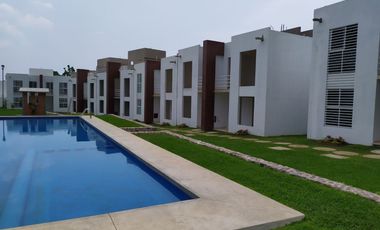 Venta de Casa, 98 m2, 3 recámaras, alberca en condominio, modelo Cardenal, Fraccionamiento San Isidro, Jiutepec, Mor.