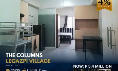 For Sale: Studio in The Columns Legazpi Village Makati City