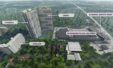 FOR SALE Pre-selling 1 Bedroom Condominium at the back of Robinsons Place Laspinas