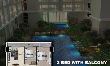 Bgc condo for sale 2 bed with balcony Park Mckinley West preselling Fort Bonifacio Taguig City