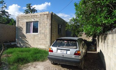 Se Vende Casa  en Cancun en Obra Gris en Colonia el Milagro