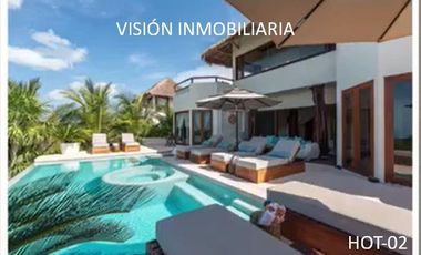 VENDO ESPECTÁCULAR HOTEL EN Q ROO MÉXICO, ¡Descubre el paraíso en la Isla de Holbox con nuestro exclusivo Hotel frente a la playa!.